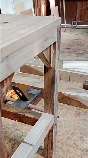 Make Your Chair Stronger with Simple Corner Braces #shorts #woodworkingtipsandtricks