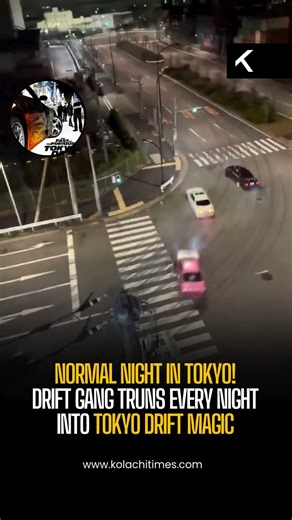 A typical night in Tokyo turned thrilling as a drift gang transformed illegal street racing into a stunning display of skill and precision. The high-speed drifts, perfectly timed turns, and roaring engines made the streets look like a live motorsport show, leaving onlookers amazed. While the act was unlawful, many couldn’t help but admire the control, coordination, and artistry behind the daring moves, once again highlighting Tokyo’s underground car culture. #TokyoNights #DriftCulture #StreetRac