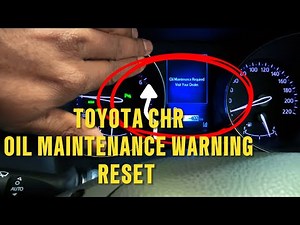 Toyota C-HR Service Maintenance Warning Reset | Toyota service light reset CHR 🔧