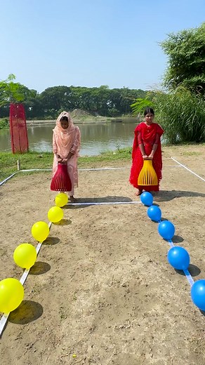Balloon Pop to Ball Balancing Challenge