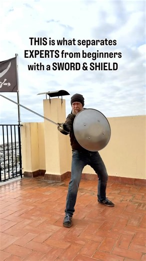 Beginners see two weapons. Experts see one system. #martialarts #training #sword #shield #saber
