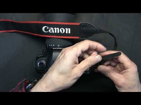How to install the shoulder strap correctly on your Canon Nikon DSLR Camera T3 T5 T6 T7 T3i T6i EOS
