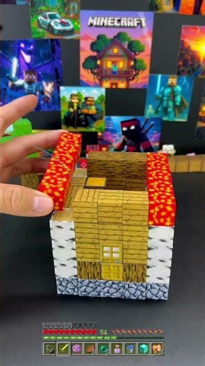 Magnetic Minecraft #minecraft #magneticblocks