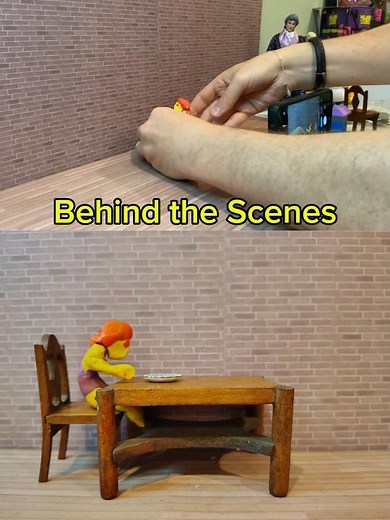 Behind the Scenes Dancing with Your Ghost (Claymation Stop Motion Dance)