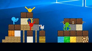 Redstone Note Blocks: Stick Figures Battle in the Beat