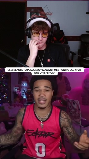 CLIX reacts to plaqueboy max not mentioning lacy has one of is bros#fypシ #fyp #clix #plaqueboymax