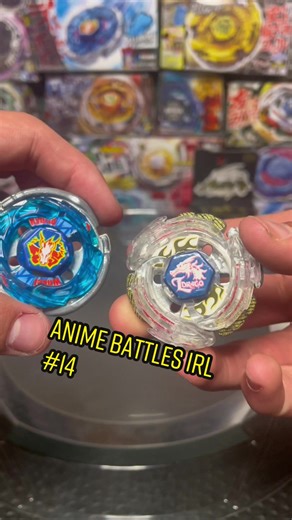 Beyblade Anime Battles IRL #14: Storm Pegasus vs Lightning L-Drago
