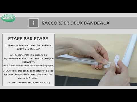 RACCORDER VOS BANDEAUX LED