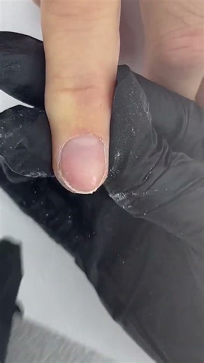 Hold your file completely straight to the free edge to get crisp, true lines.