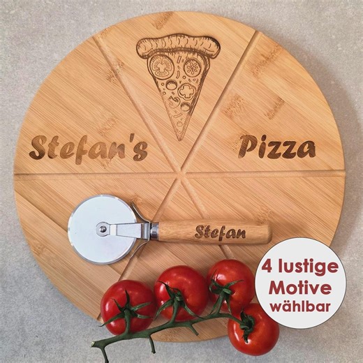 Personalized Pizza Plate With Engraving - Gift for Birthdays, Father's Day - Personalized Pizza Board With Name - Mother's Day Gift for Mom - Etsy