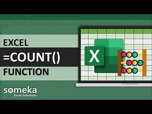 Excel COUNT Function Explained with Examples | Training Lesson 3