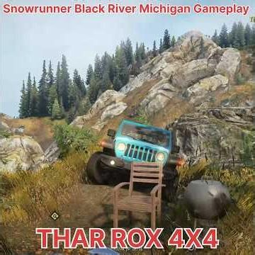 New Thar Mod Snowrunner Black River Gameplay Video. #thar