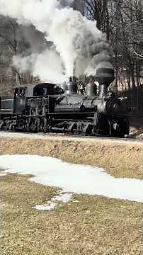 Cass Scenic Railway Shay #5 February 23, 2025 #train #railroad #railfan #cassscenicrailroad