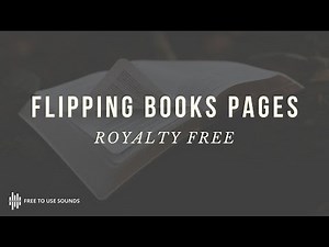 FLIPPING PAGES SOUND EFFECTS! TURNING BOOKS & NEWSPAPERS SOUNDS