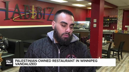 Winnipeg police investigating after cafe vandalized, hateful note left