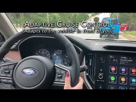 Using Subaru Cruise Control with EyeSight (2021 Outback)