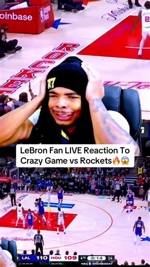 LeBron Fan LIVE Reaction To Luka Crazy Dagger vs Rockets
