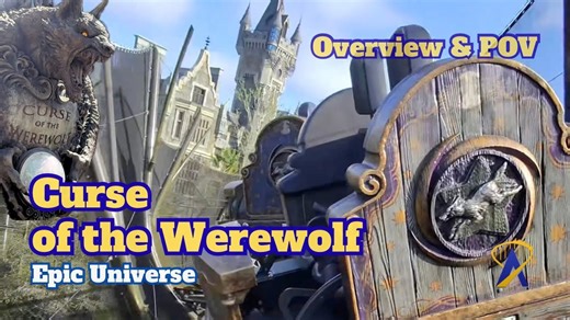 Curse of the werewolf, overview and POV - Epic Universe Orlando