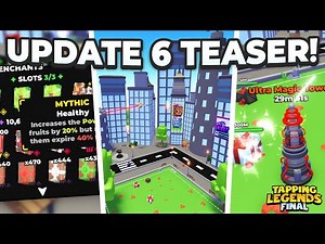 Tapping Legends Final - Update 6 Teaser! 🦸🖤