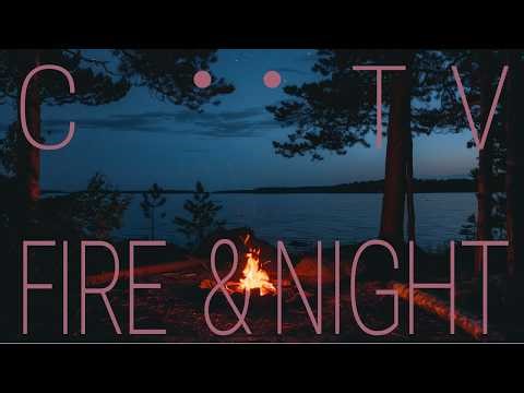 Fire Sounds & Night Ambience (No Music) 1hour