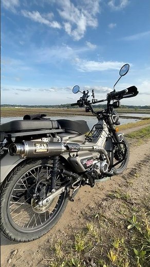 ハンターカブカスタム!念願のヨシムラマフラー!ついに夢を叶えたぜ...
