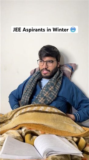 🥶JEE Aspirants in WINTER!❄️ | Daily Routine #jee #motivation