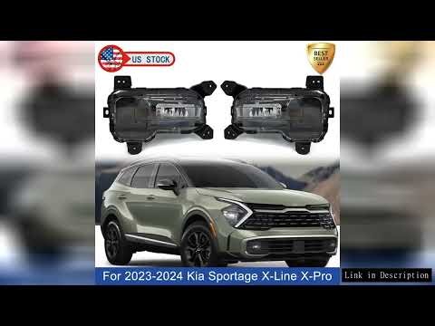 Left Right LED DRL Fog Light For Kia Sportage X-Line X-Pro Sport 4-Door 2023 2024 Fog Lamps Assembly