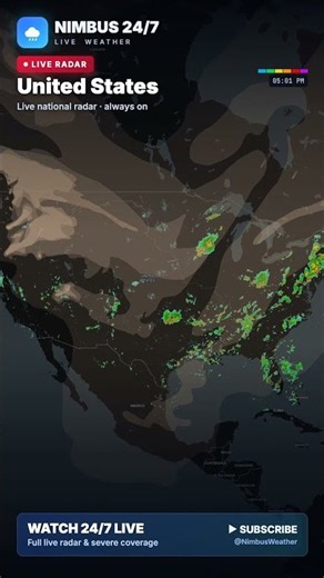 🔴 Live US Weather Radar Right Now — Severe Storm Tracker #Shorts