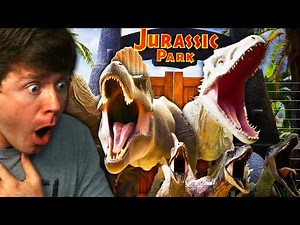 Reacting to the JURASSIC PARK / JURASSIC WORLD Size Comparison!