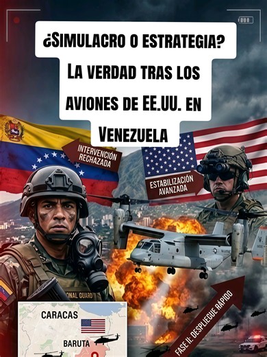 ¿Simulacro o estrategia? La verdad tras los aviones de EE.UU. en Venezuela ¡Aterrizaron los colosos en Caracas! 🚨 Dos aeronaves militares MV-22B Osprey del Cuerpo de Marines descendieron en Valle Arriba trayendo al general Francis Donovan, Jefe del Comando Sur de los Estados Unidos. Aunque la embajada aclaró oficialmente que se trata de un ejercicio de respuesta militar rápida y simulacro de evacuación, las alarmas geopolíticas se encendieron. Los analistas vinculan este movimiento con el avanc