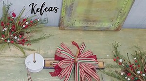 10K views · 116 reactions | �� The “Christmas Loopy Bow” tutorial is restreaming — ready to help you nail that perfect bow to top off wreaths, swags, door hangers, or holiday arrangements! Whether you’re going bold or classic, this bow adds that final flourish that makes a design pop. Find more details for this bow here https://www.keleas.com/product/christmas-loopy-bow-supply-list-copy/ | Kelea's | Facebook
