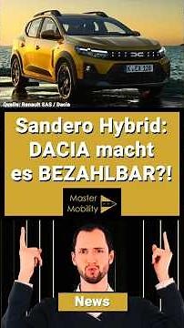 HYBRIDS for the MASSES! Dacia launches the SANDERO STEPWAY as a FULL HYBRID for just €20,790! (2026)