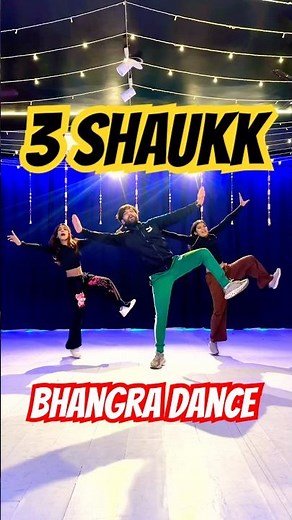 3 Shaukk Bhangra Dance #shorts #dance #bhangra #festivewithshorts | FITNESS DANCE With RAHUL