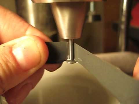 Polishing a Pinewood Derby Axle