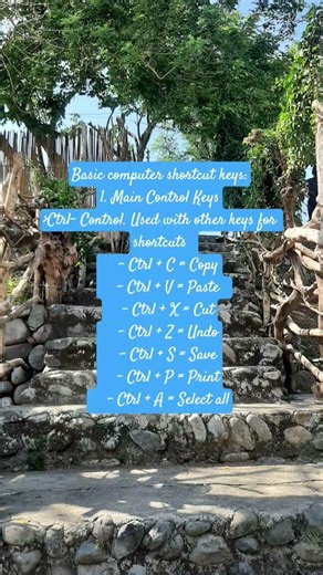 basic computer shortcut keys...#enhancedcomputerknowledge