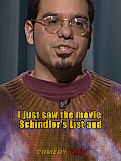 Schindler's List: A Comedian's Perspective on 90s Stand-Up Comedy
