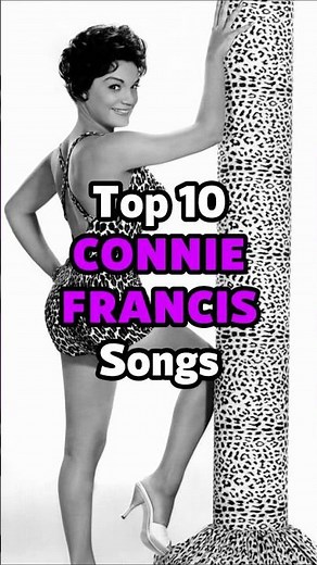 Top 10 Best Connie Francis Songs! 🎶 #50s #50smusic #top10 #top10songs #musicshorts