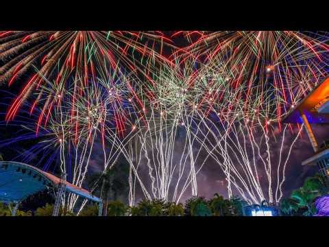 Solaire Resort 2026 Anniversary Pyromusical Display by Leegendary Fireworks