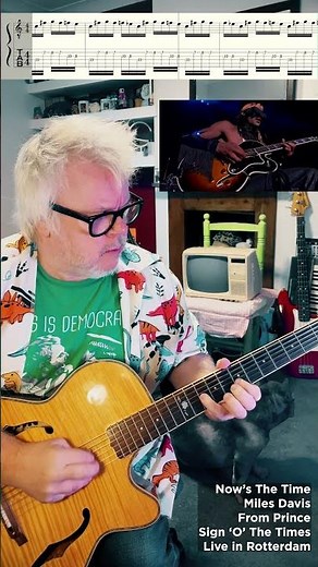 'Now's The Time' Guitar Solo From Prince Sign 'O' The Times Live