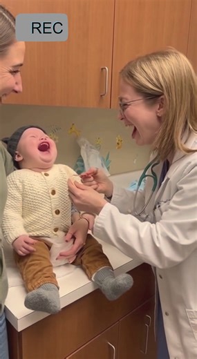 Baby: “You open your mouth!” 😂👶🩺 Looks like the little doctor’s running the checkup today! 💉🤣 ⚙️ This video was created using artificial intelligence, purely for fun and entertainment. 🐾 No real people were filmed — it’s all creativity, humor, and love for family moments. 😂 Inspired by the adorable chaos only kids can create. #AIFun #FunnyKids #FamilyMoments #BabyComedy #ParentLife | Epic Moments
