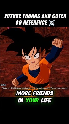 Future Trunks And Goten Og Reference Lol 🤯 #crashout #futuretrunks #sparkingzero #dragonballz #dbz