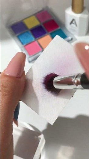 DIY Easy Ombre/Aura Nail Art with Eyeshadow | Summer Rainbow Nail Art🌈