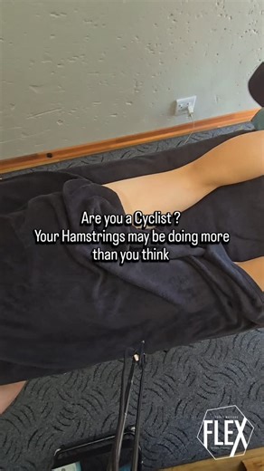 Flex Sports Massage on Instagram: "Cyclists — your hamstrings work harder than you think. 🚴‍♂️ Research shows that cycling places high, repetitive load on the hamstrings due to constant hip flexion, knee extension, and the demand for power during the pull-through phase of the pedal stroke. Over time, this leads to: 🔹 Shortening of the hamstrings from prolonged seated hip flexion 🔹 Increased tension on the lumbar spine (common cause of lower-back pain in cyclists) 🔹 Altered pelvic alignment a