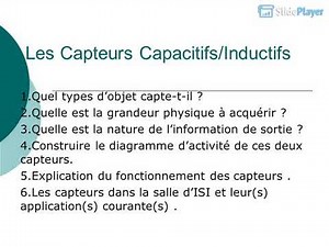 COMMENT FONCTIONNE LES CAPTEUR INDUCTIF CAPACITIF