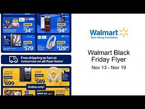Walmart Black Friday Flyer Nov 13 - Nov 19
