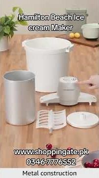 Hamilton Beach Electric Ice Cream Maker – Create Delicious Frozen Treats! 🍦✨