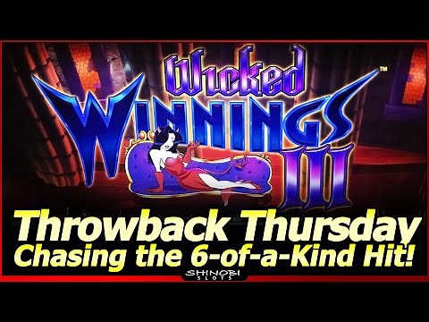 Wicked Winnings 3 Slot Machine - The Hardest Wicked Winnings? Throwback Thursday Live Play