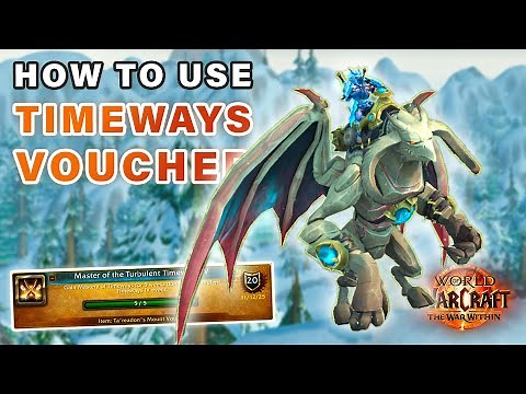 How to Get and Use Ta'readon's MOUNT Voucher | Mastery of the Timeways IV Event ► World of Warcraft