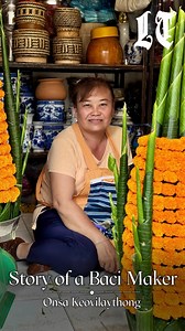 Meet a traditional Baci ceremony maker in Vientiane, preserving Lao culture through spiritual rituals and handmade ceremonial offerings. | The Laotian Times