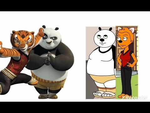 Po And Tigress From Kung Fu Panda Meets Their GoAnimate Self